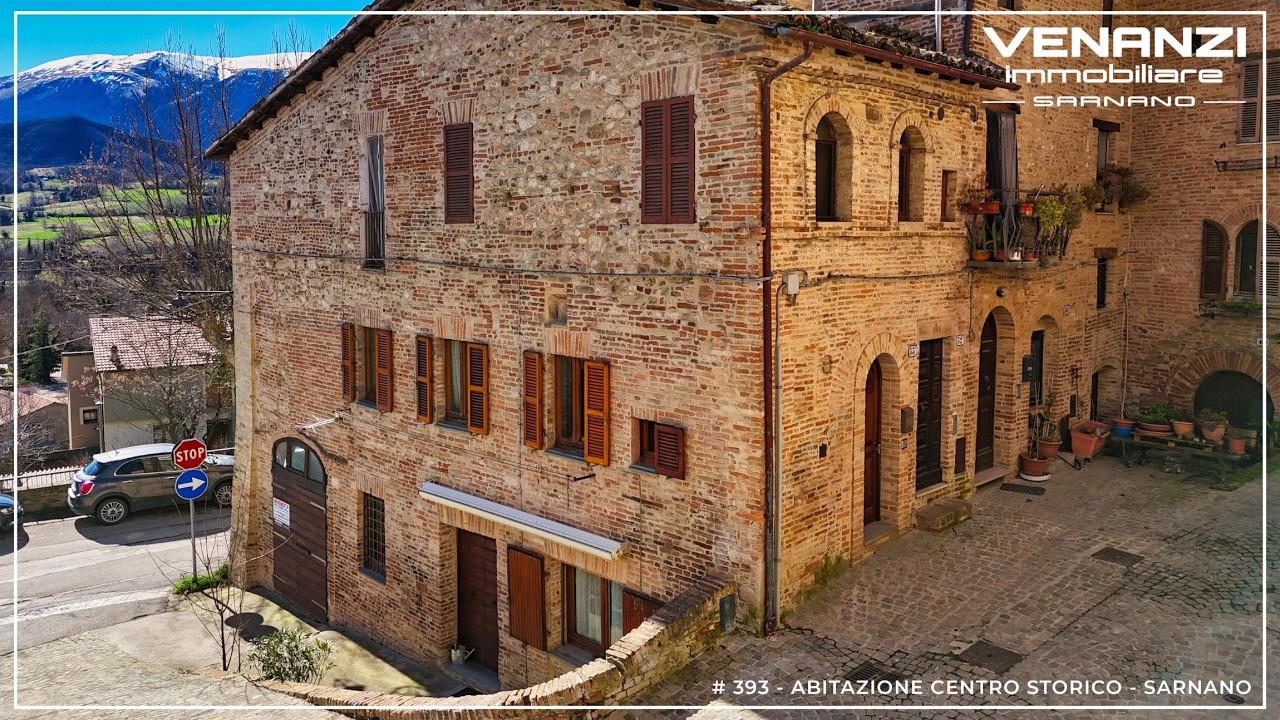 393 - Abitazione centro storico SARNANO