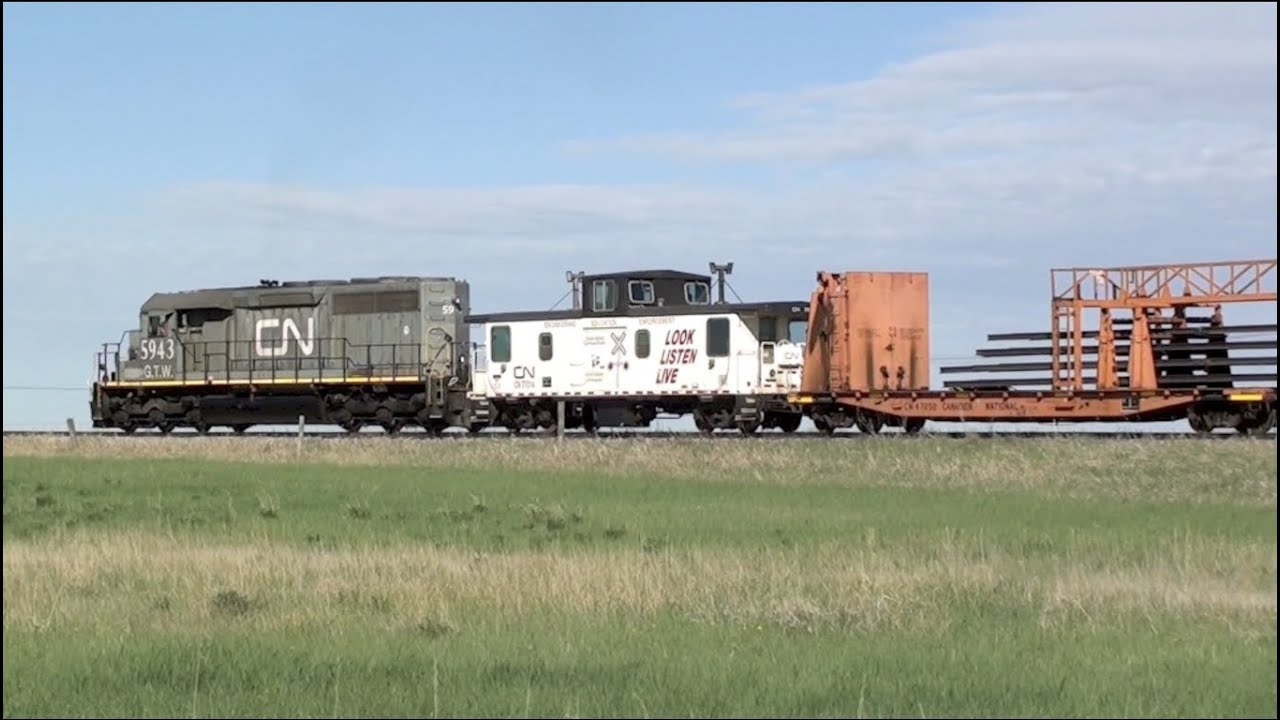 CN Drumheller Sub - Rail Removal - June 2014