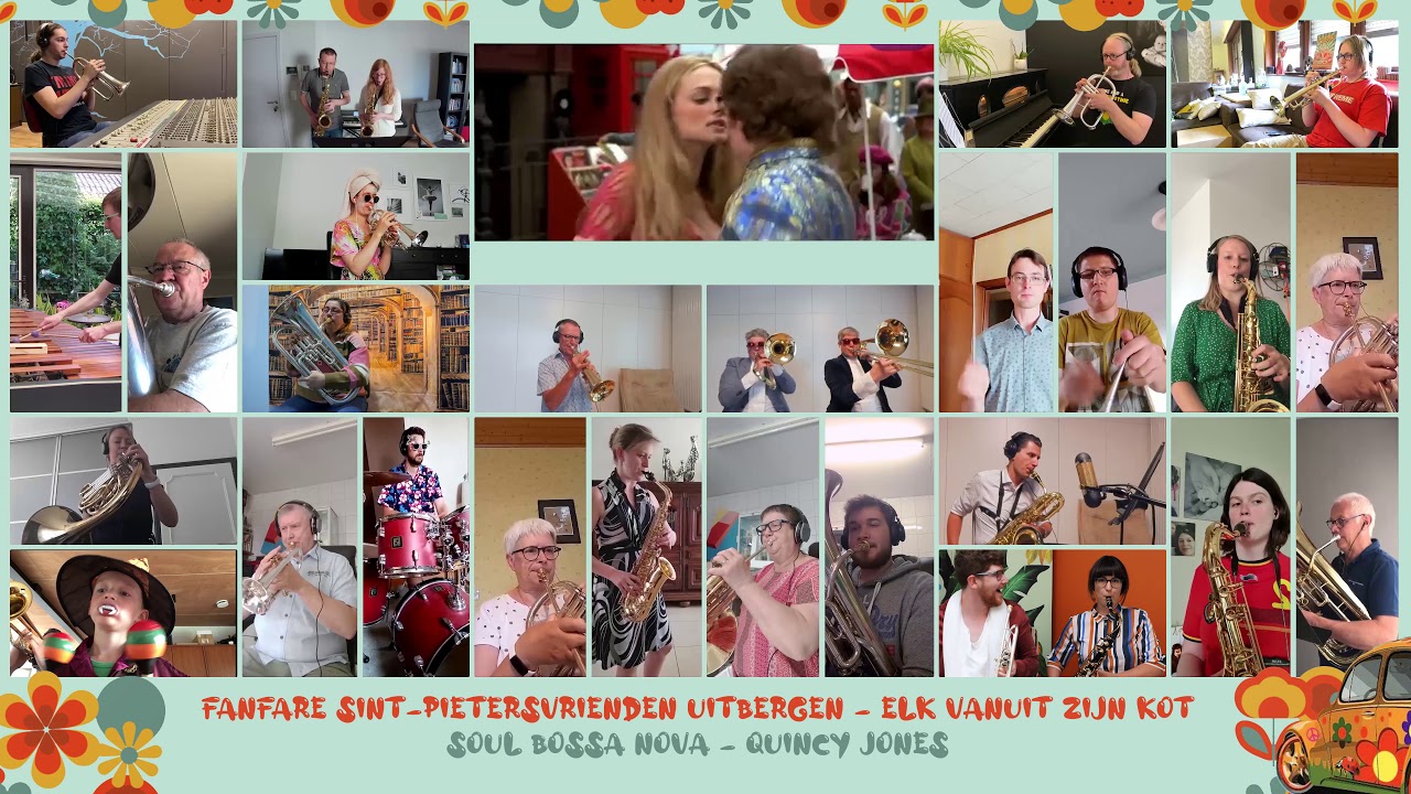 Koninklijke fanfare Sint-Pietersvrienden Uitbergen - elk vanuit zijn kot -  Soul Bossa Nova