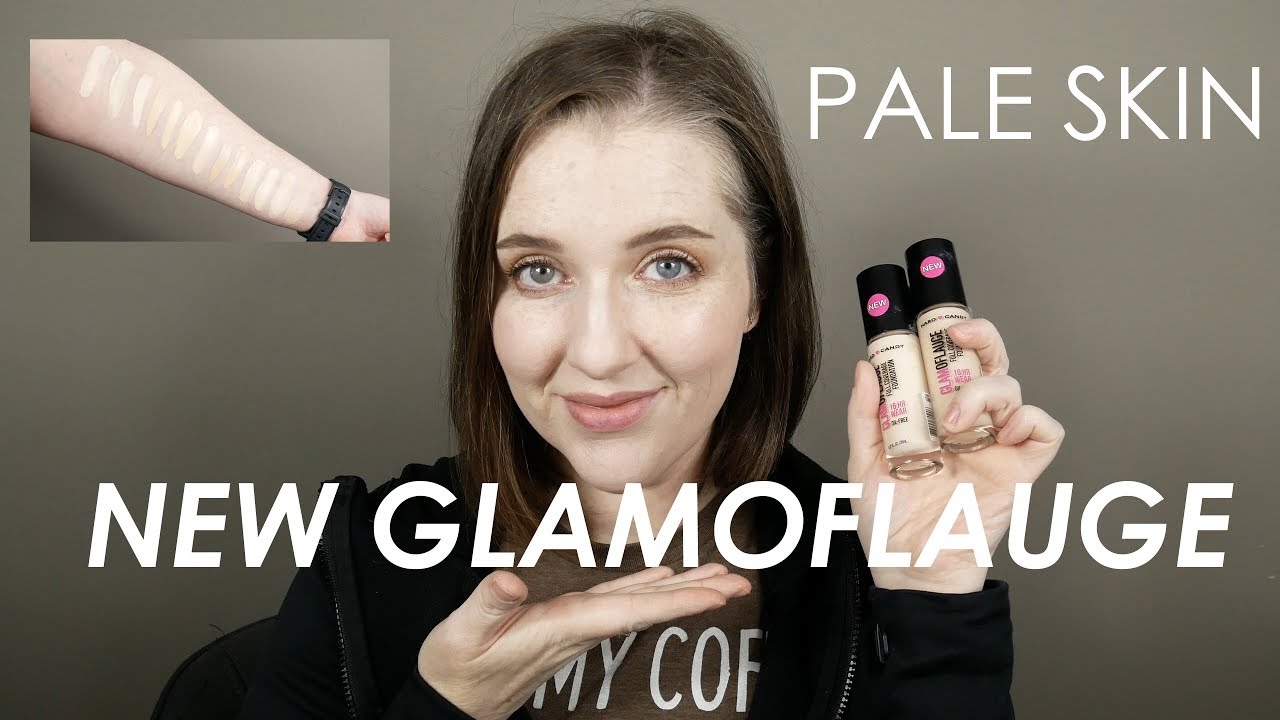 Review and Demo NEW Hard Candy Glamoflauge in Ivory and Vanilla | Swatches | paleandfreckled