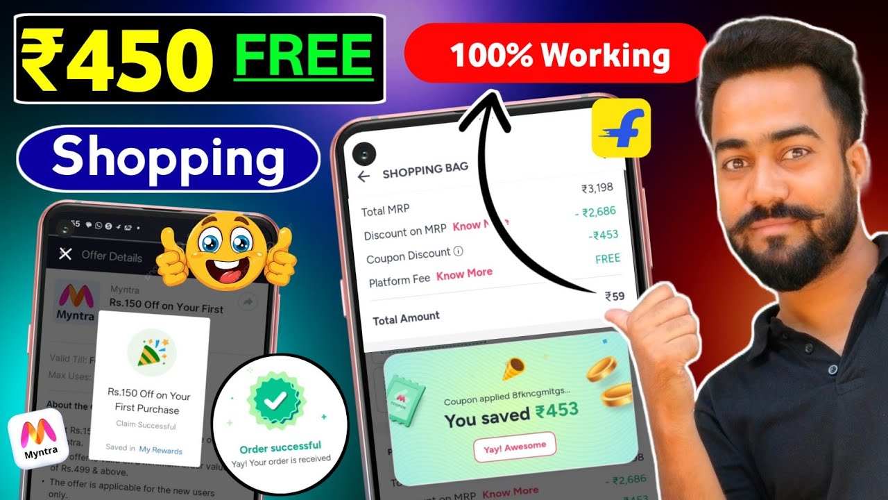 😱Flipkart X Myntra ₹450🔥Shopping Offer | Myntra फ्री Shopping Offer Today | Myntra Se Shopping Kare 
