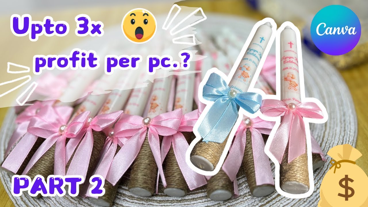 PERSONALIZED BAPTISM CANDLES PART 2 | PHILIPPINES