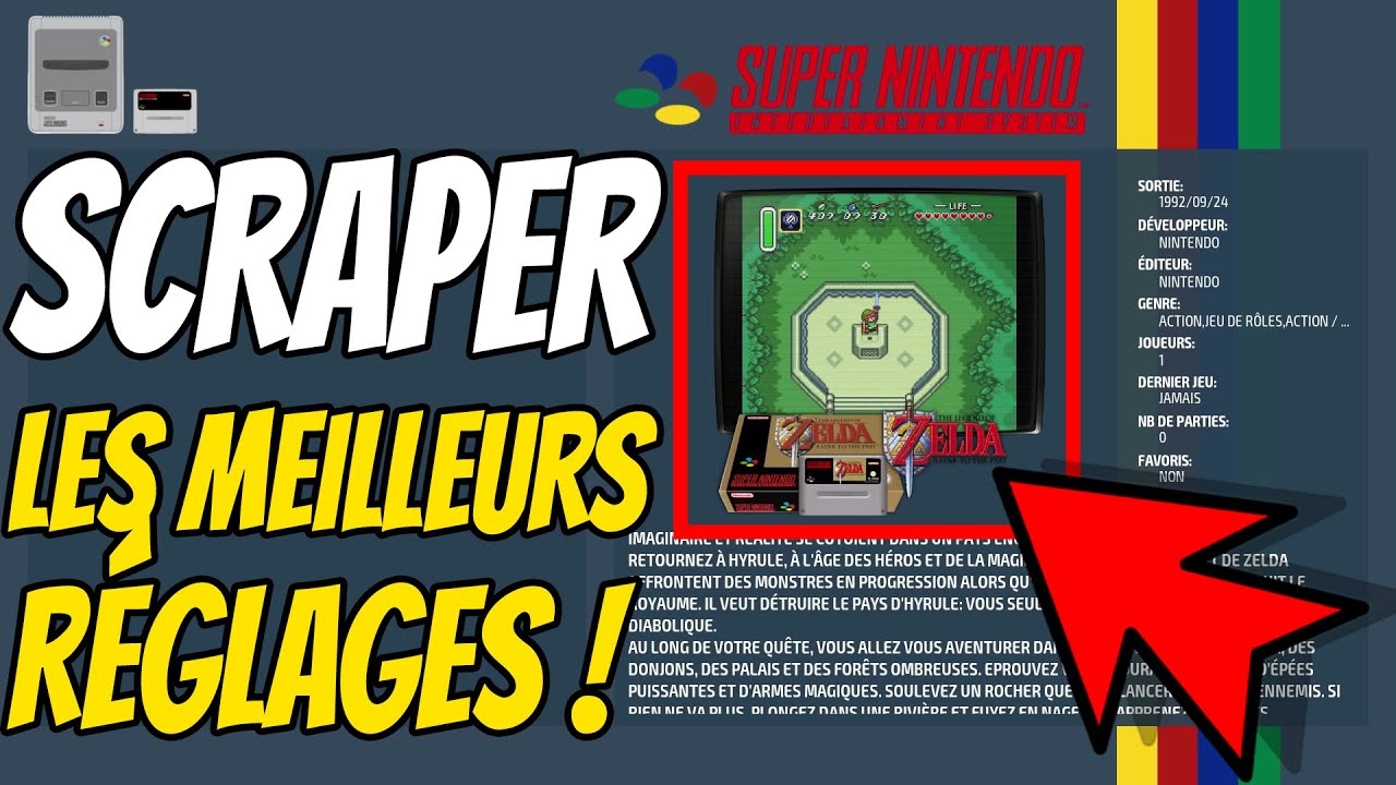 SCRAPER : LES MEILLEURS R&Eacute;GLAGES 2023 ! (TUTO EXPRESS) | RECALBOX