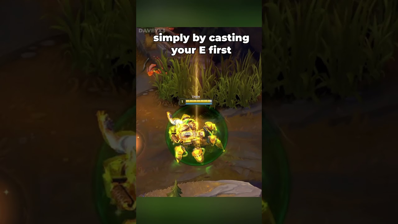 Urgot E Secret Mechanic 🤫 (Urgot Guide) - League of Legends