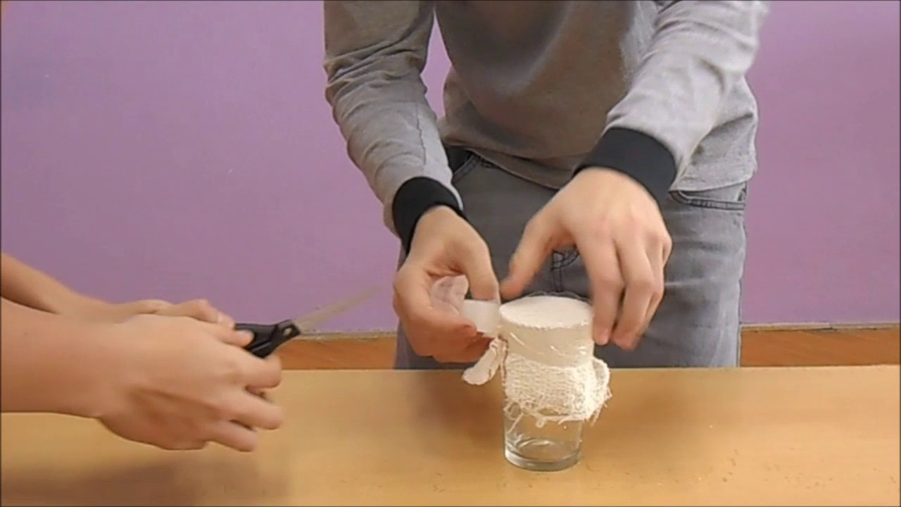 Fyzikální pokus Čarovná sklenička
