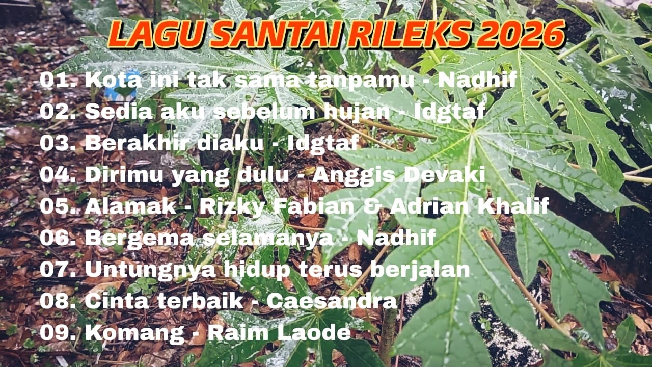 Lagu Cafe Santai dan Rileks Enak di Dengar - Akustik Terbaik 2026