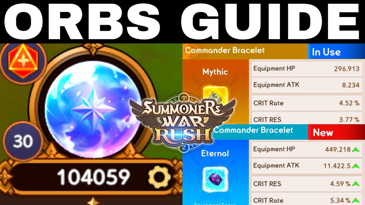 Complete Guide to Magic Orbs & Gear in Summoners War Rush