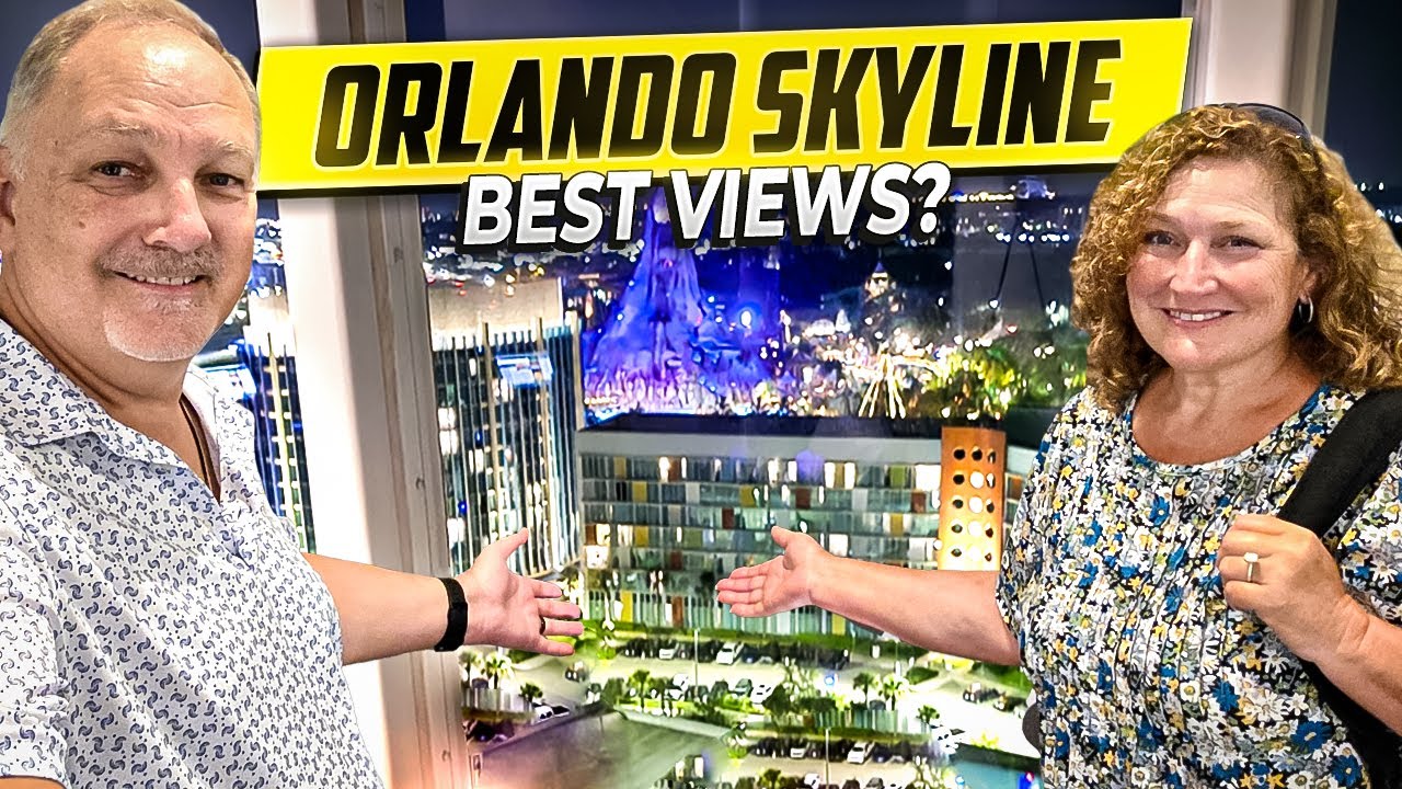 Best Views of Orlando at Night - Bar 17 Bar & Bistro Rooftop at Adventura Hotel