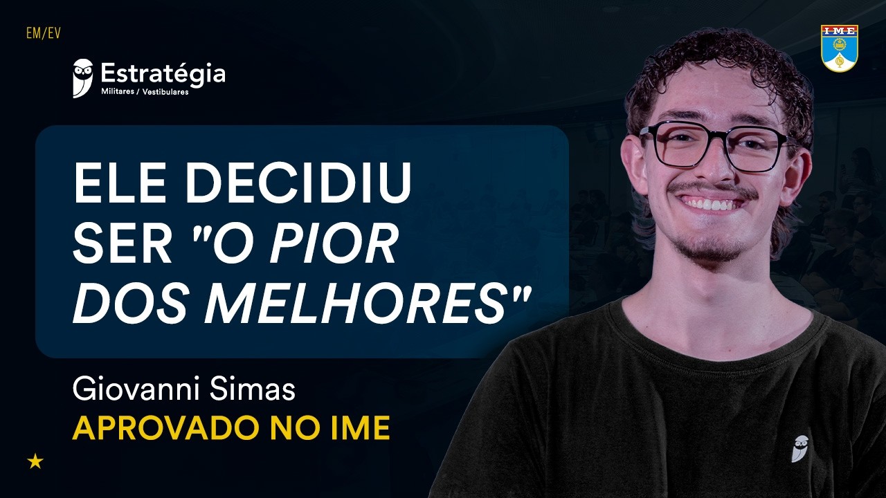 Historia de Vida - Giovani Simas - Aprovado no IME