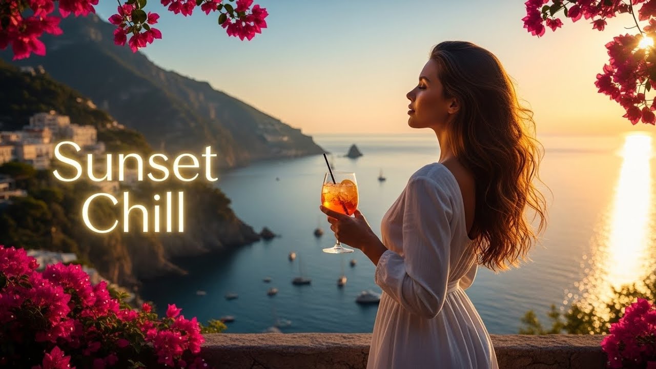 Italian Music Live | Mediterranean Sunset & Coastal Chill 24/7 Relaxing Ambience