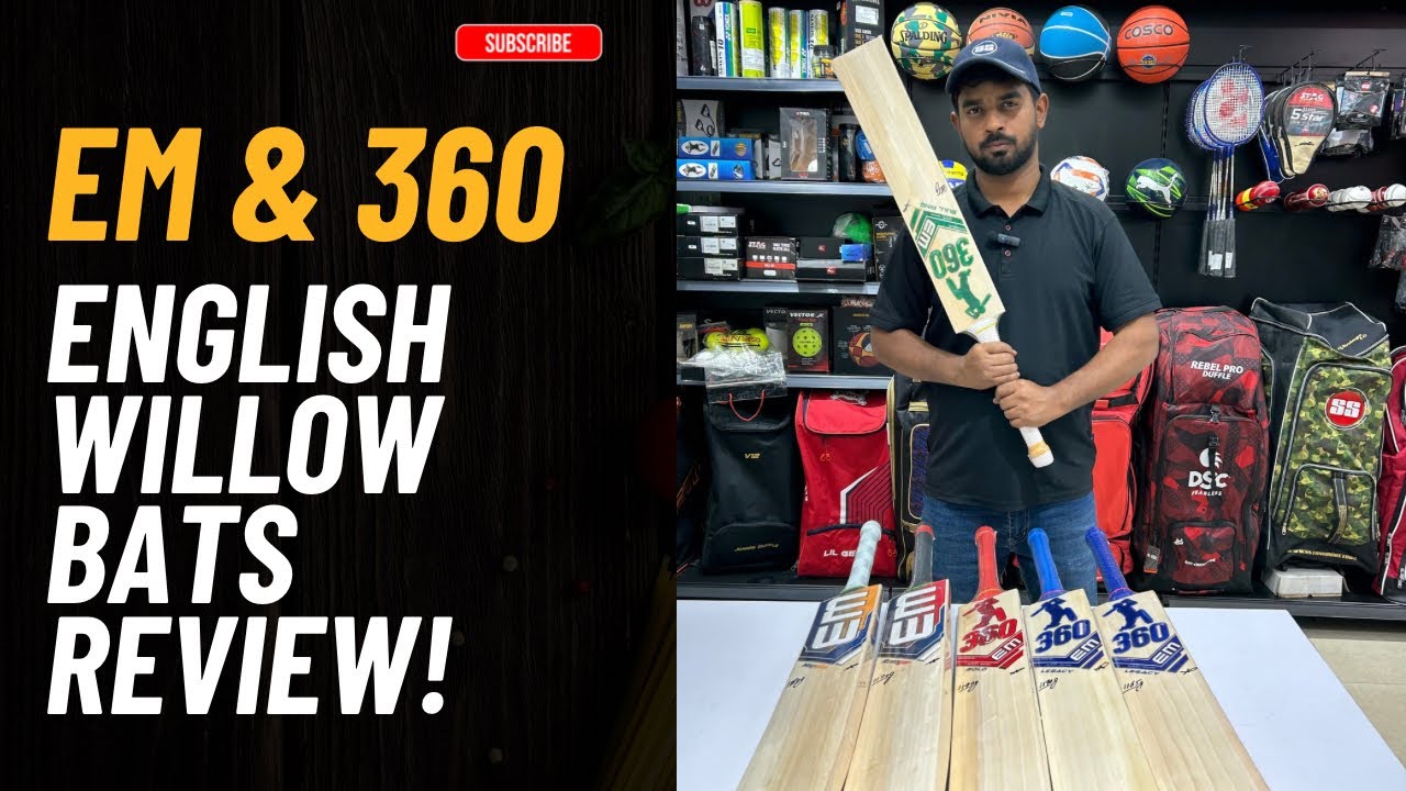 360 & Em English Willow Bats Review | Ai Sports Delhi | +918287417792