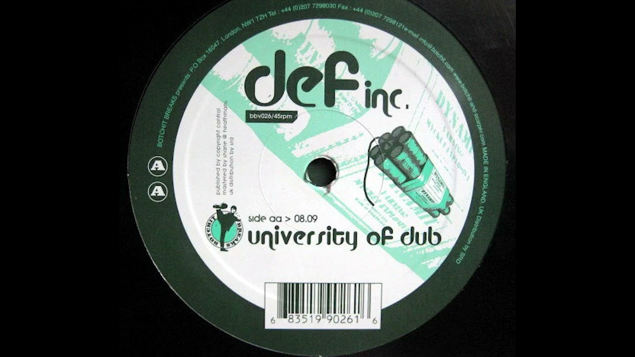 Def Inc – University Of Dub