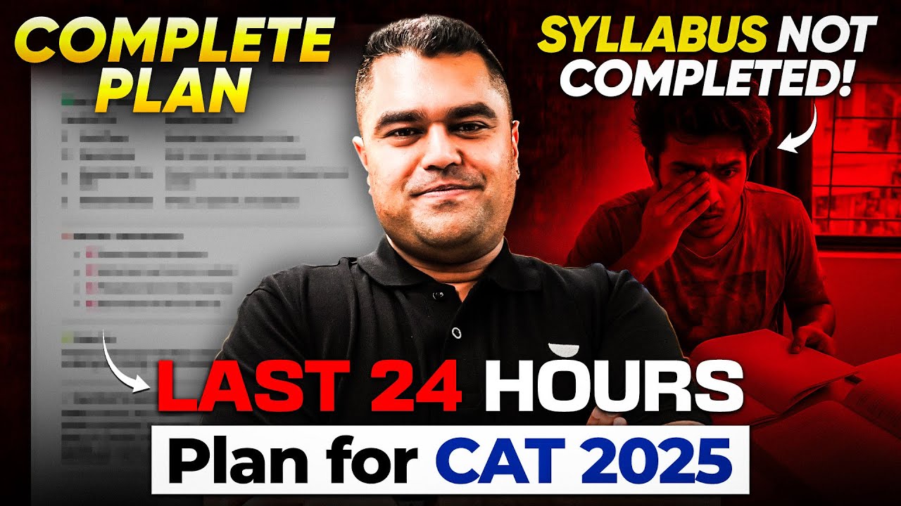 What to DO on 29th Nov — Last-Day CAT 2025 Plan (VARC | Quant | LRDI)