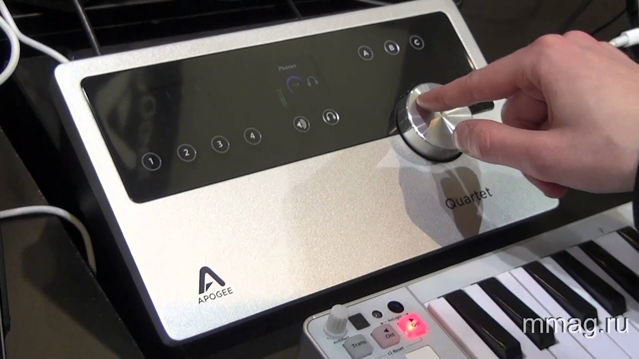 mmag.ru on Musikmesse 2013: Apogee Quartet