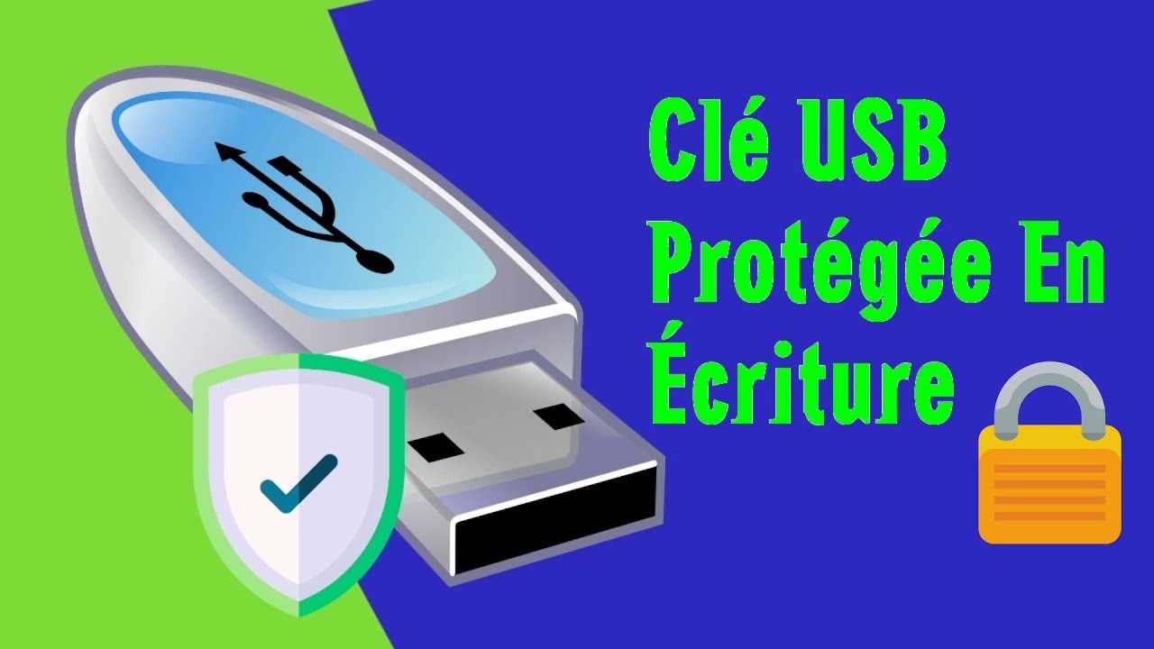 Retirer la protection en écriture d'une clé USB sous Windows 11/10/8/7