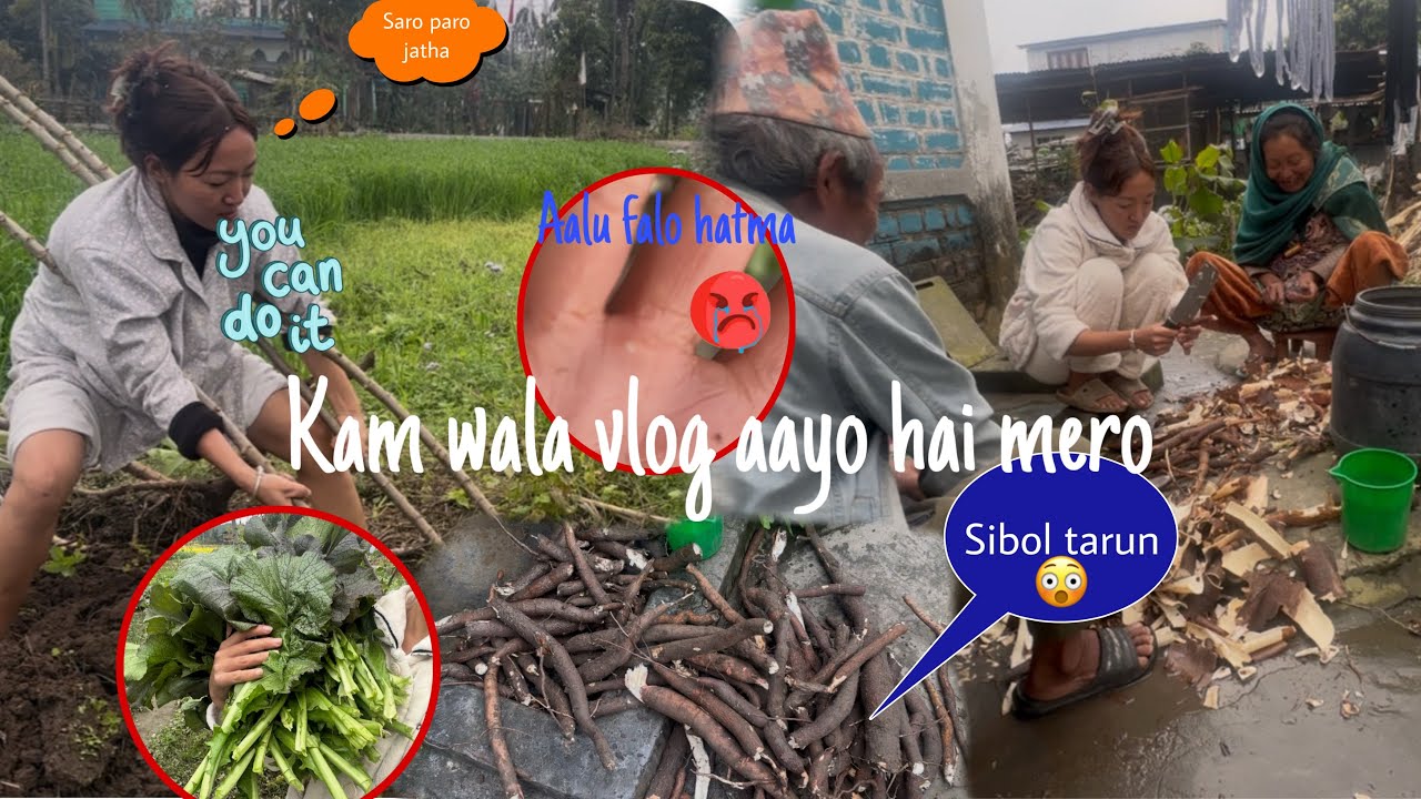 Last garo paryo gharko kam garnu sibal tarun khaniyo finally