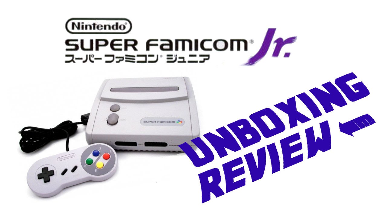 SUPER FAMICOM JR unboxing e review -ita-