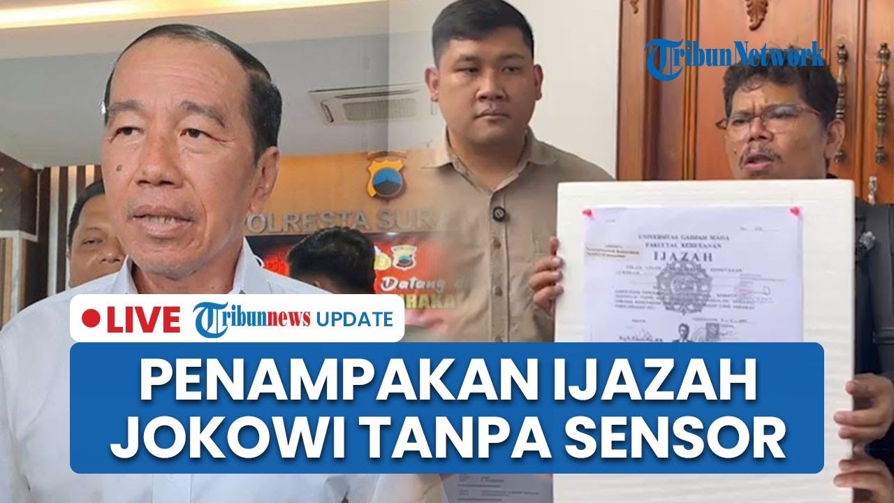 🔴LIVE: Bonatua Silalahi Kantongi Legalisir Ijazah Jokowi Tanpa Sensor, Dokumen Pilpres dari KPU
