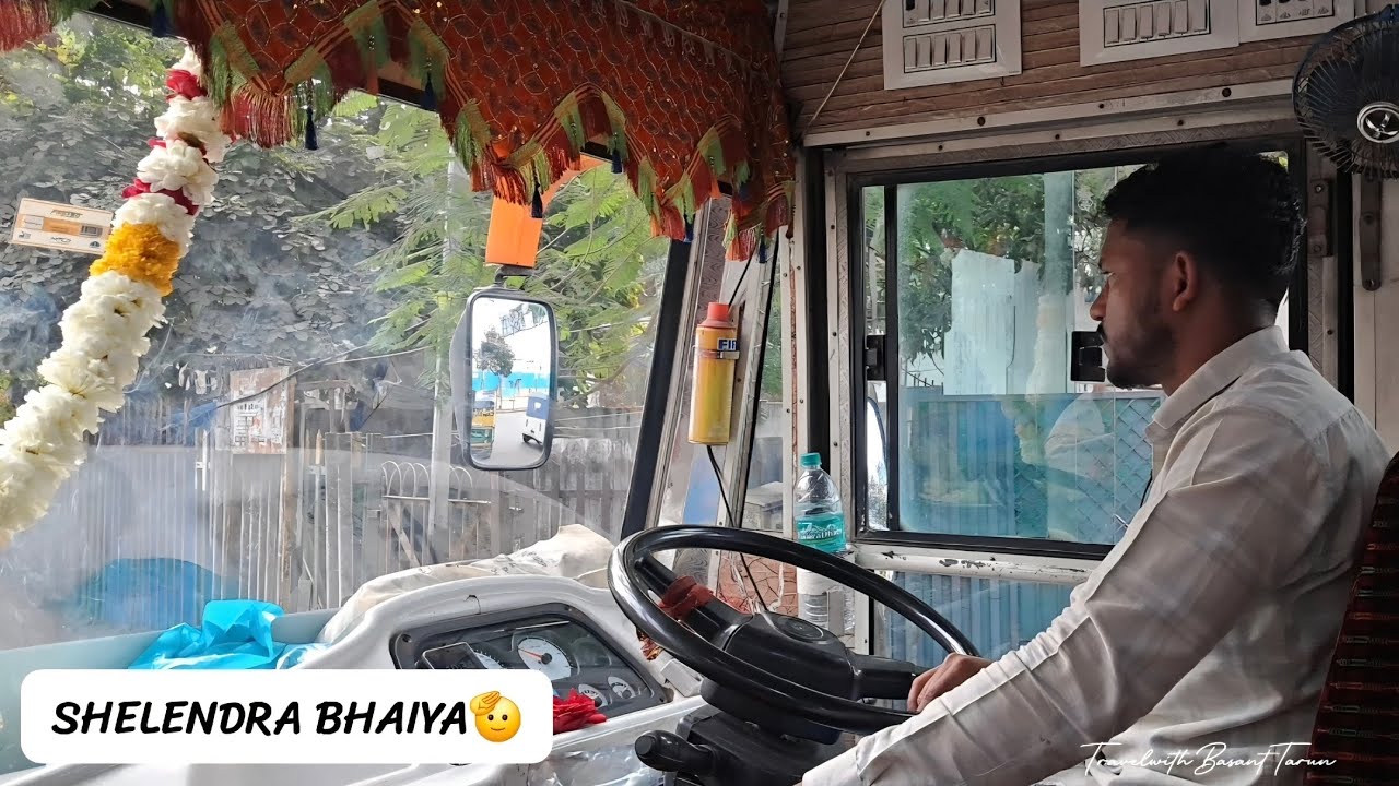 Amazingly Highspeed Superb bus driving in constant speed🙌🏻Shelendra bhaiya taking Bus like a car