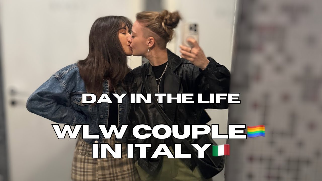 Day in the life of a wlw couple 🏳️&zwj;🌈 in Italy 🇮🇹| ASMR VLOG | Shopping and walking around the city