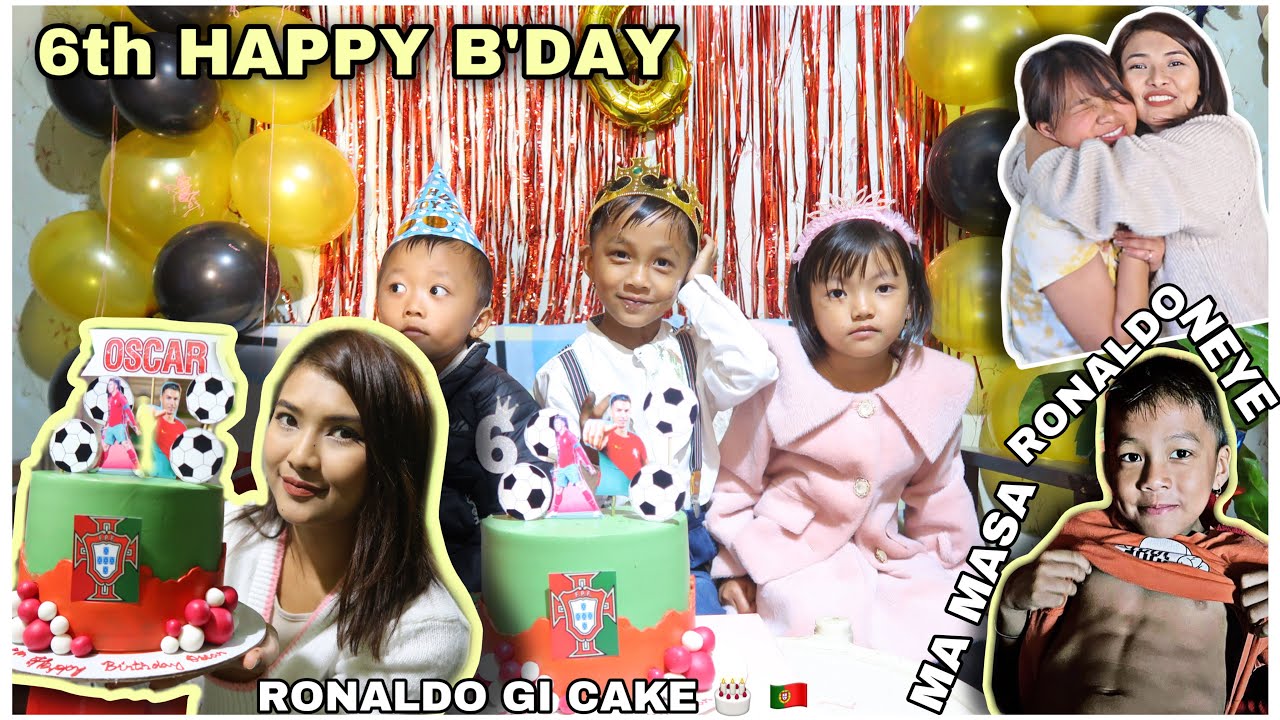 Dumdum's 6th Birthday | Cr7 CAKE | Kimmary yerum7 gulla 5 chai🫣kiijei @PrettyXOXO
