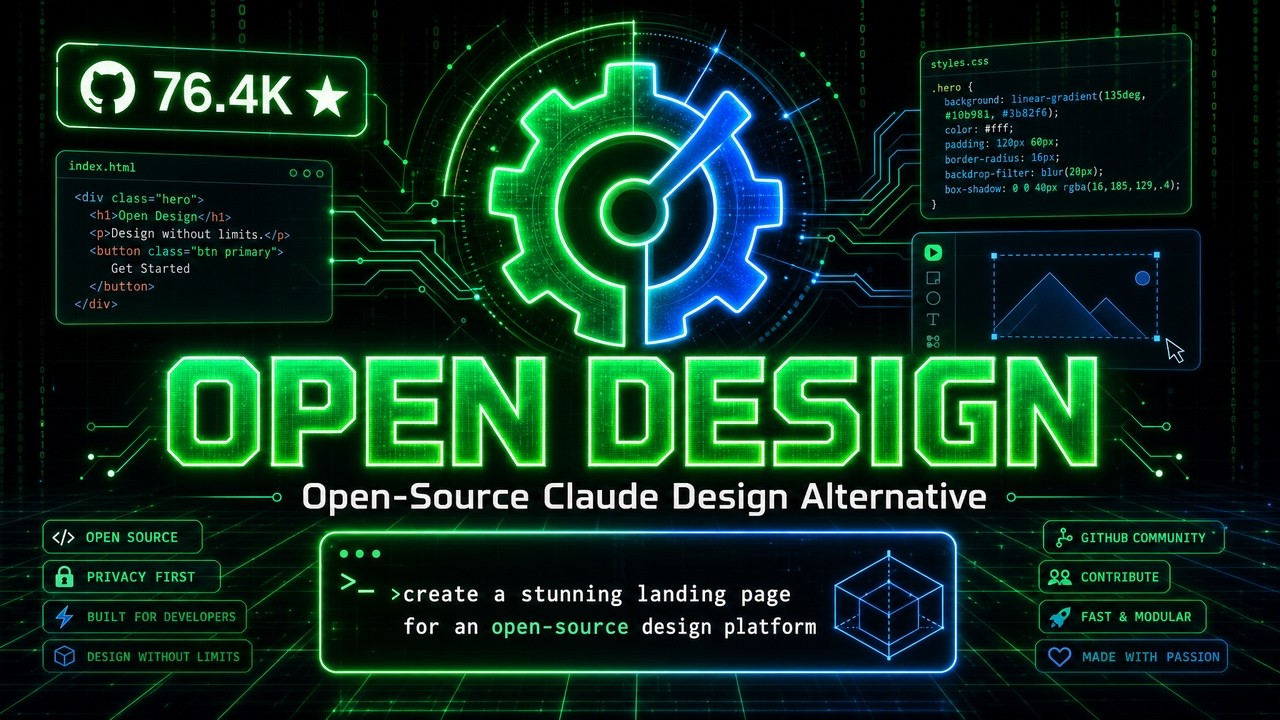 Open Design &mdash; Open-Source альтернатива Claude Design (Полное руководство)