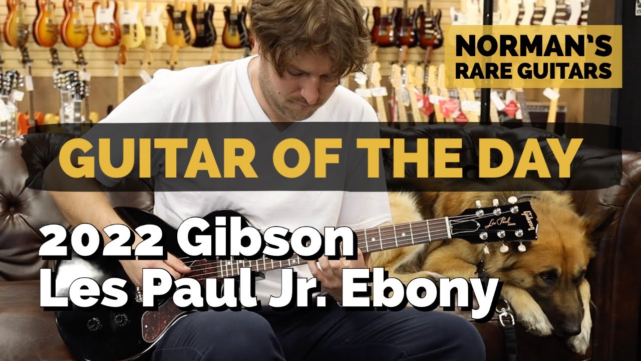 Guitar of the Day: 2022 Gibson Les Paul Jr. Ebony | Norman's Rare Guitars