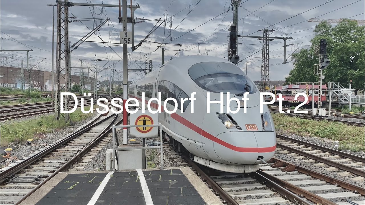Züge/Trains in Düsseldorf Hbf (2) mit ICE 1,2,3, IC