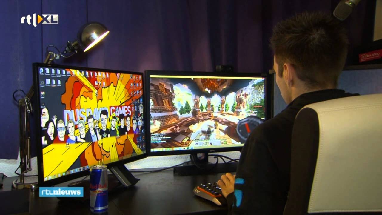 DusDavid over Minecraft in het RTL Nieuws