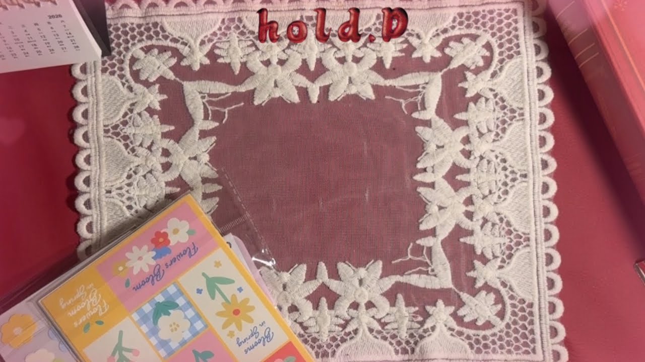 ASMR 봄 감성 다꾸 언박싱🌸Relaxing Spring Diary Unboxing #scrapbooking #papertherapy #콜라주 #collage 다꾸#Asmr#다꾸