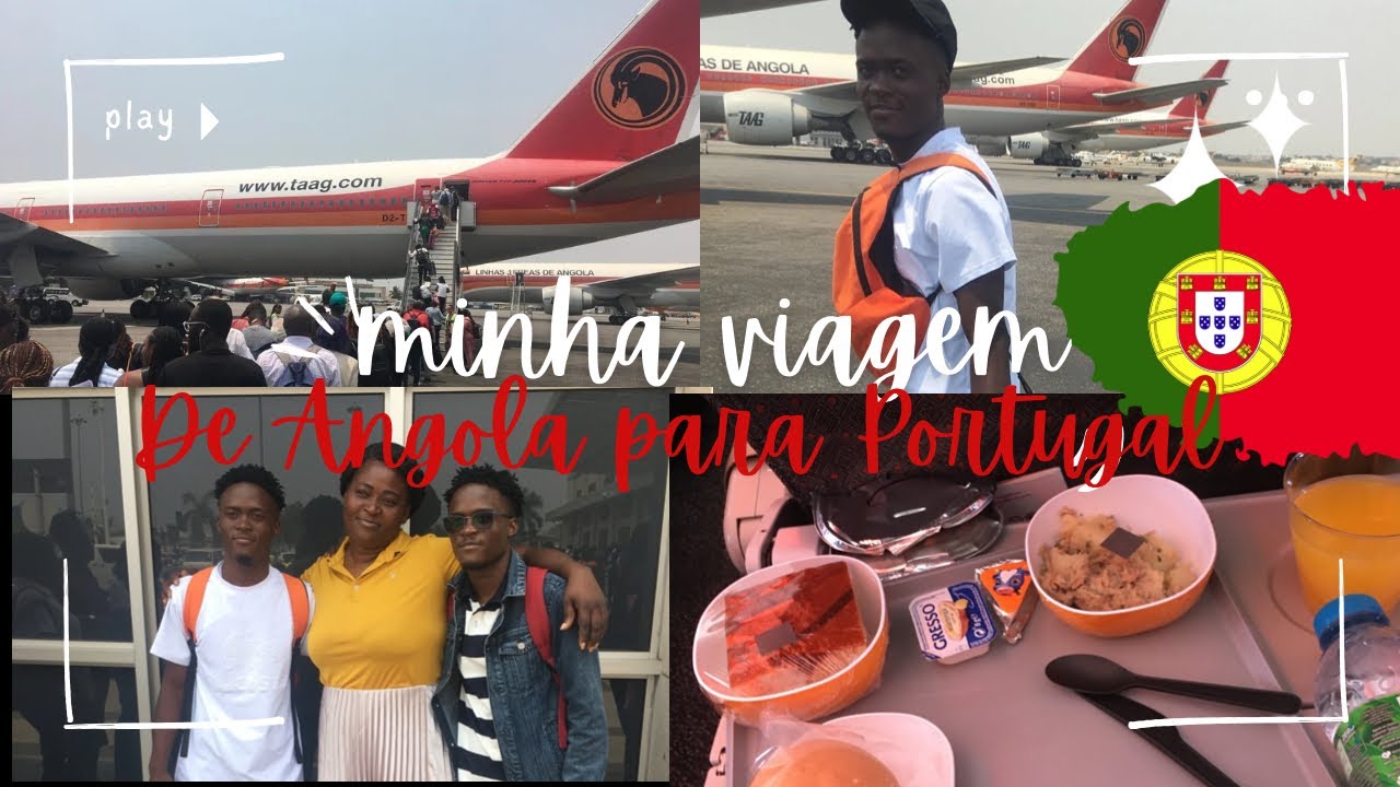 Minha viagem de Angola para Portugal 🇦🇴🇵🇹