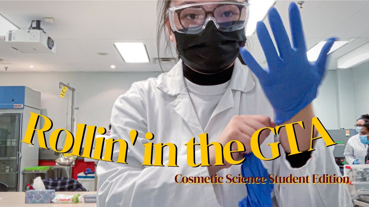 Rollin' in the GTA | cosmetic science edition, making lipgloss, studying at Seneca, her graduation