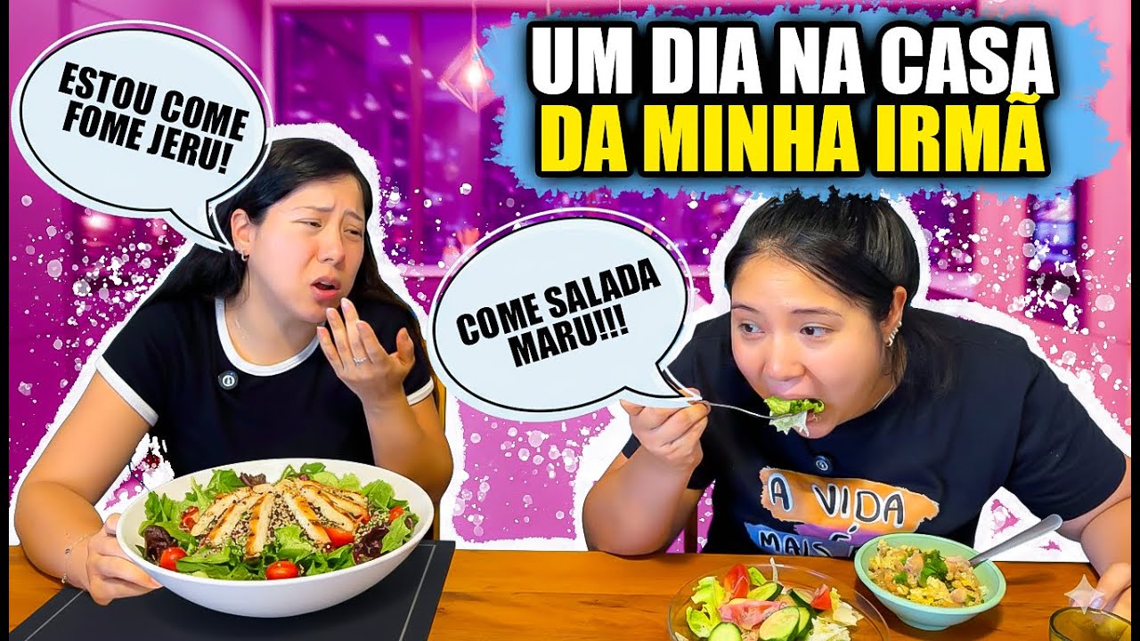 PASSANDO UM DIA INTEIRO NA CASA DA JERU | me tratou bem?