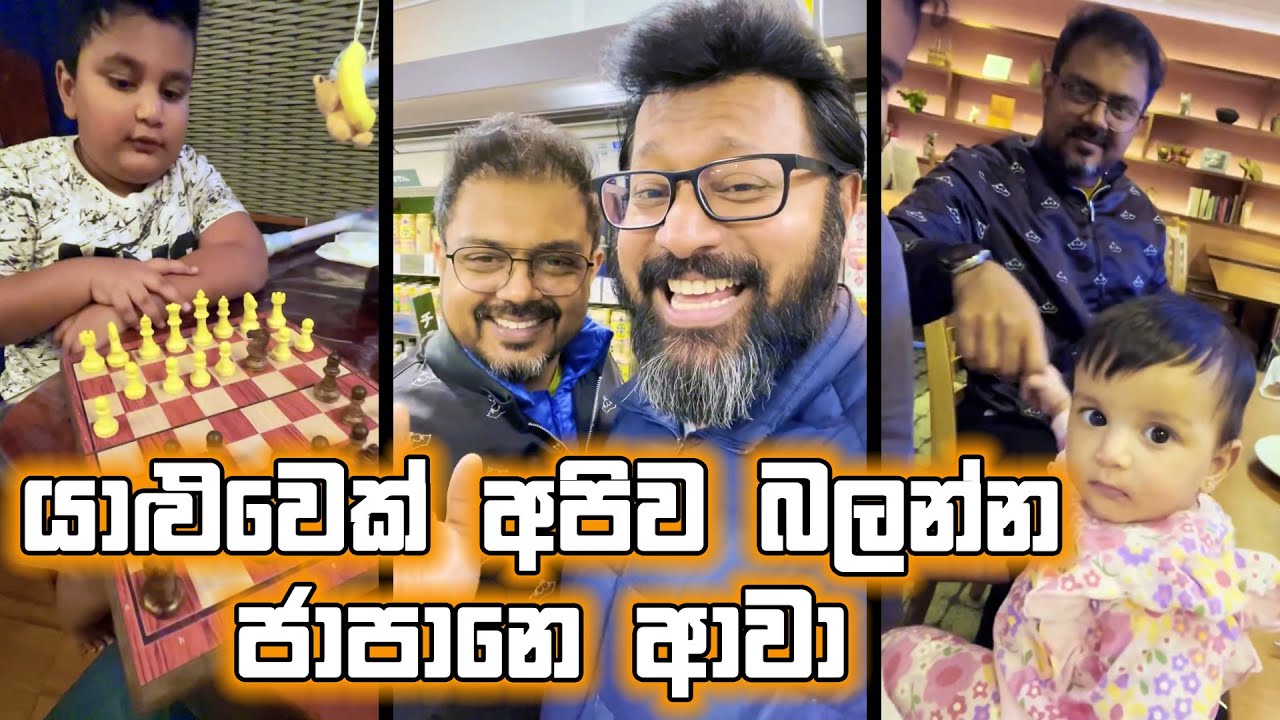 මගේ යාළුවෙක් අපිත් එක්ක දවස් කීපයක් ගත කරළා යන්න ජපානෙ ආවා ❤️