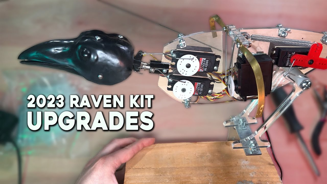 2023 Animatronic Raven Kit Changes and Upgrades
