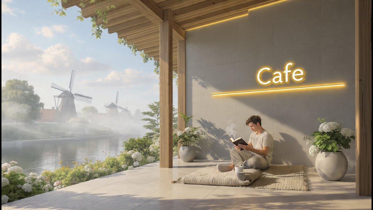 Quiet Cafe Environment | Lofi Music for Productivity