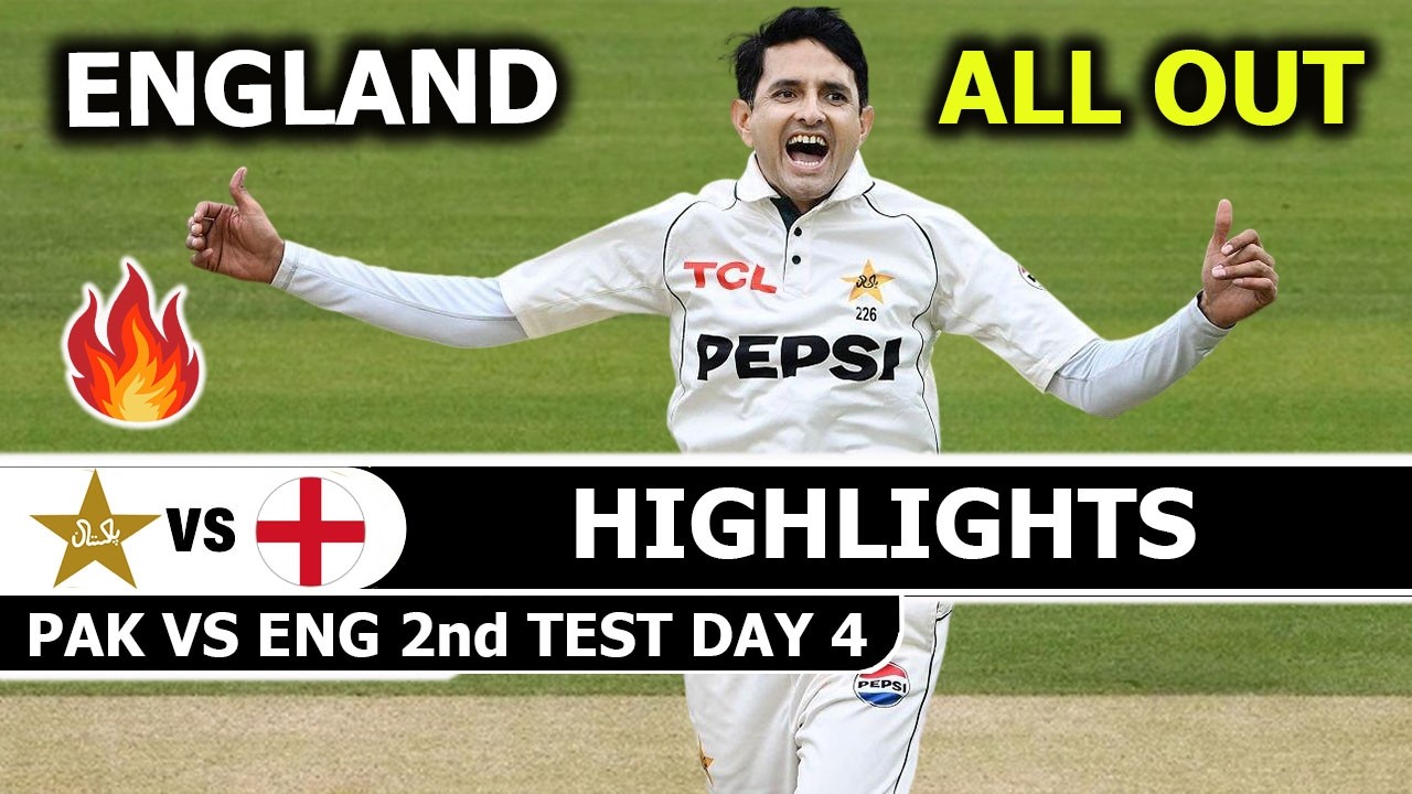 Pakistan Vs England 2nd Test Match Highlights 2026 Day 4 | Pak Vs Eng