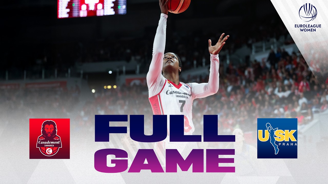LIVE - Casademont Zaragoza v ZVVZ USK Praha | EuroLeague Women 2025-26 | QFs Play-Ins