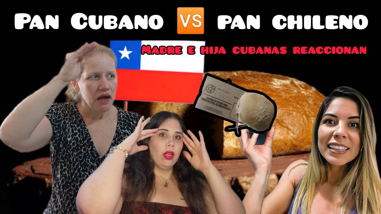 Así son los panes de Chile 🇨🇱 Abuela cubana y su hija reacciona...El pan de la bodega...@NaurisVlogs