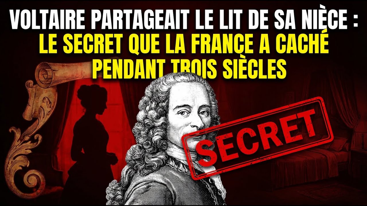 VOLTAIRE PARTAGEAIT LE LIT DE SA NIÈCE : LE SECRET QUE LA FRANCE A CACHÉ PENDANT TROIS SIÈCLES