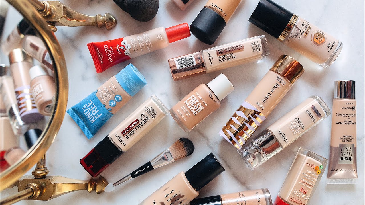 Toate fondurile mele de ten - recomandari ten gras, normal si uscat | Drugstore & luxury foundations
