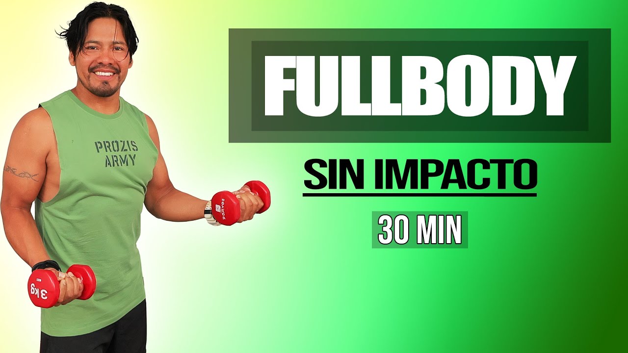 TONIFICAR FULL BODY SIN IMPACTO 🤩🏋️‍♀️💯 30 Minutos | Siéntete Joven
