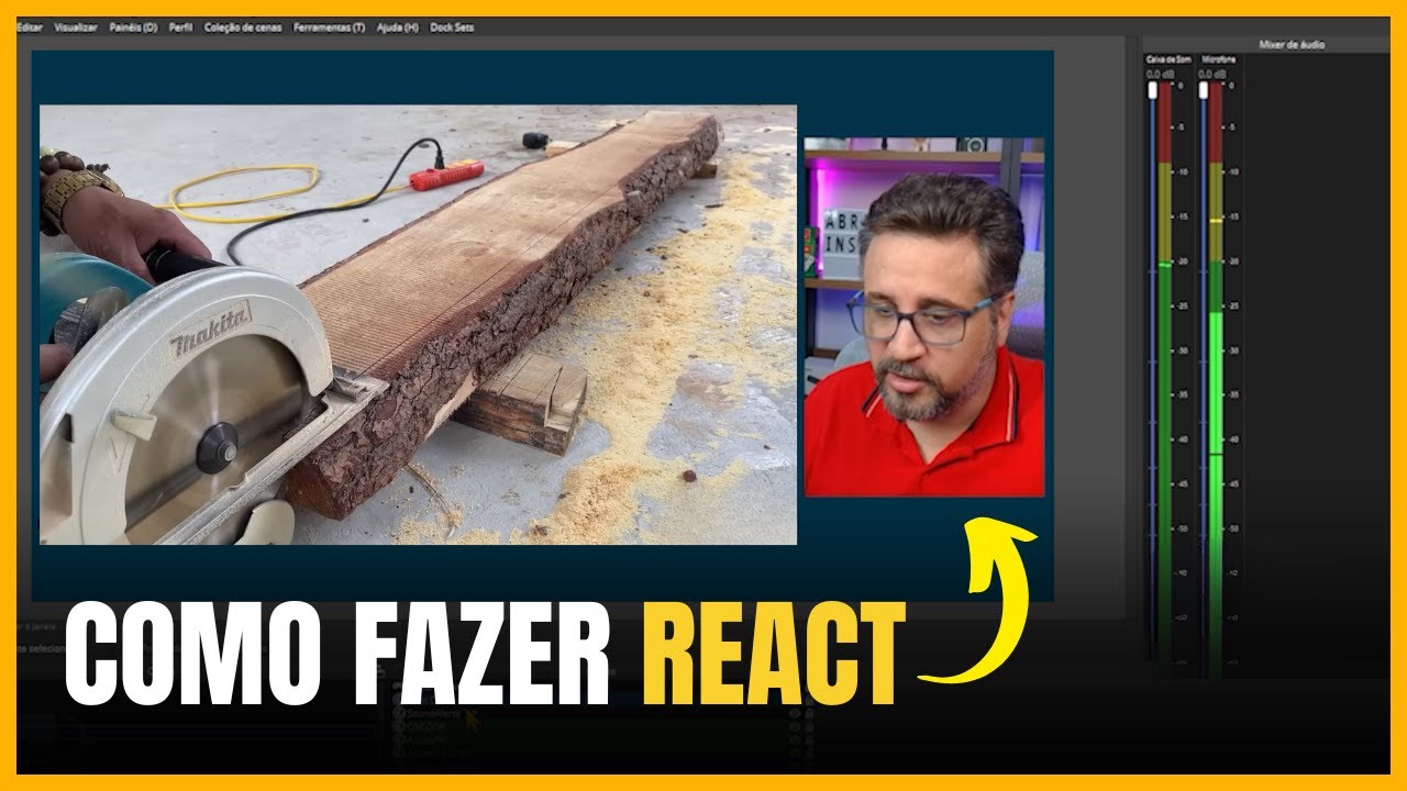 Como Gravar Vídeos React no OBS Studio com Qualidade Profissional (Guia Completo)
