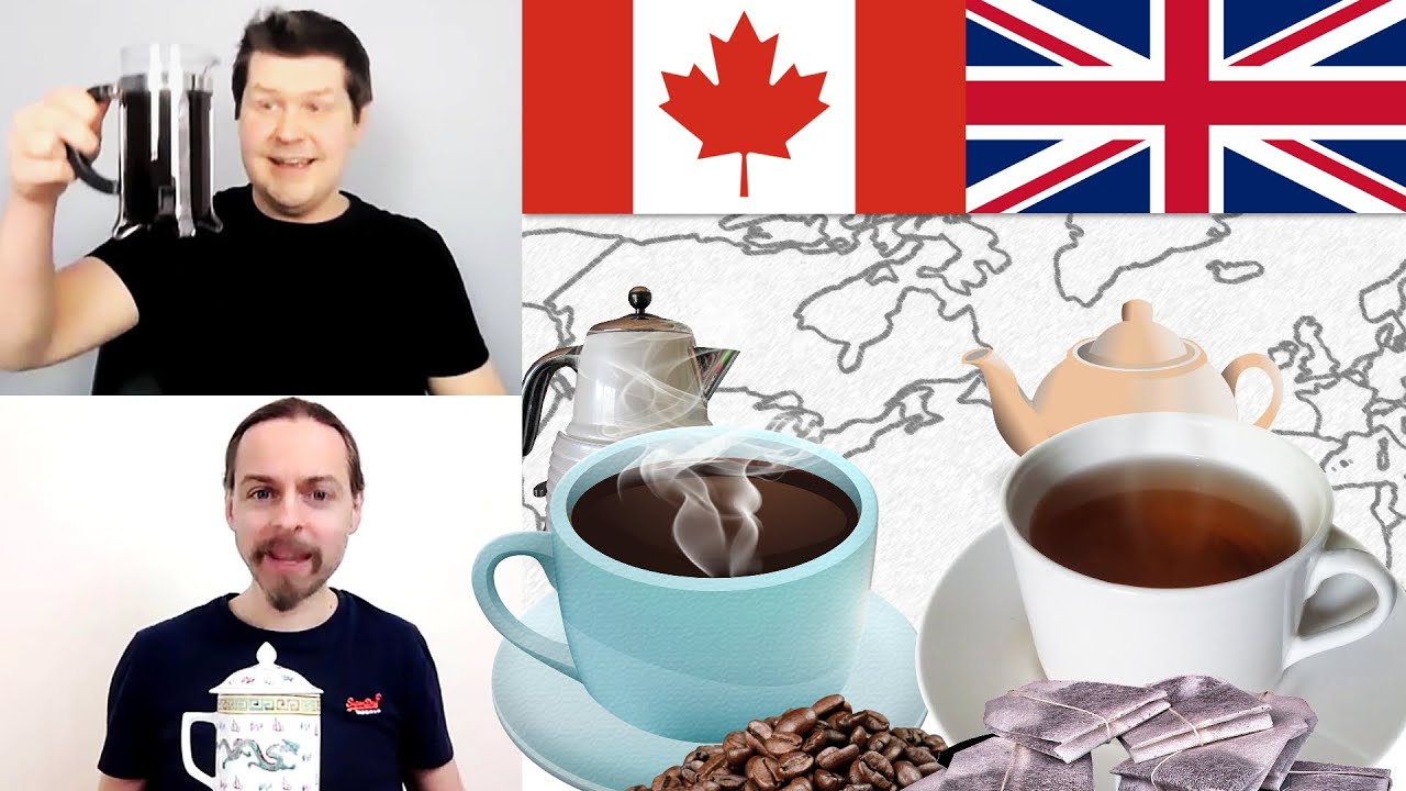 Coffee and Tea in Canada and England ☕🍵 North American + British English Comprehensible Input Talk
