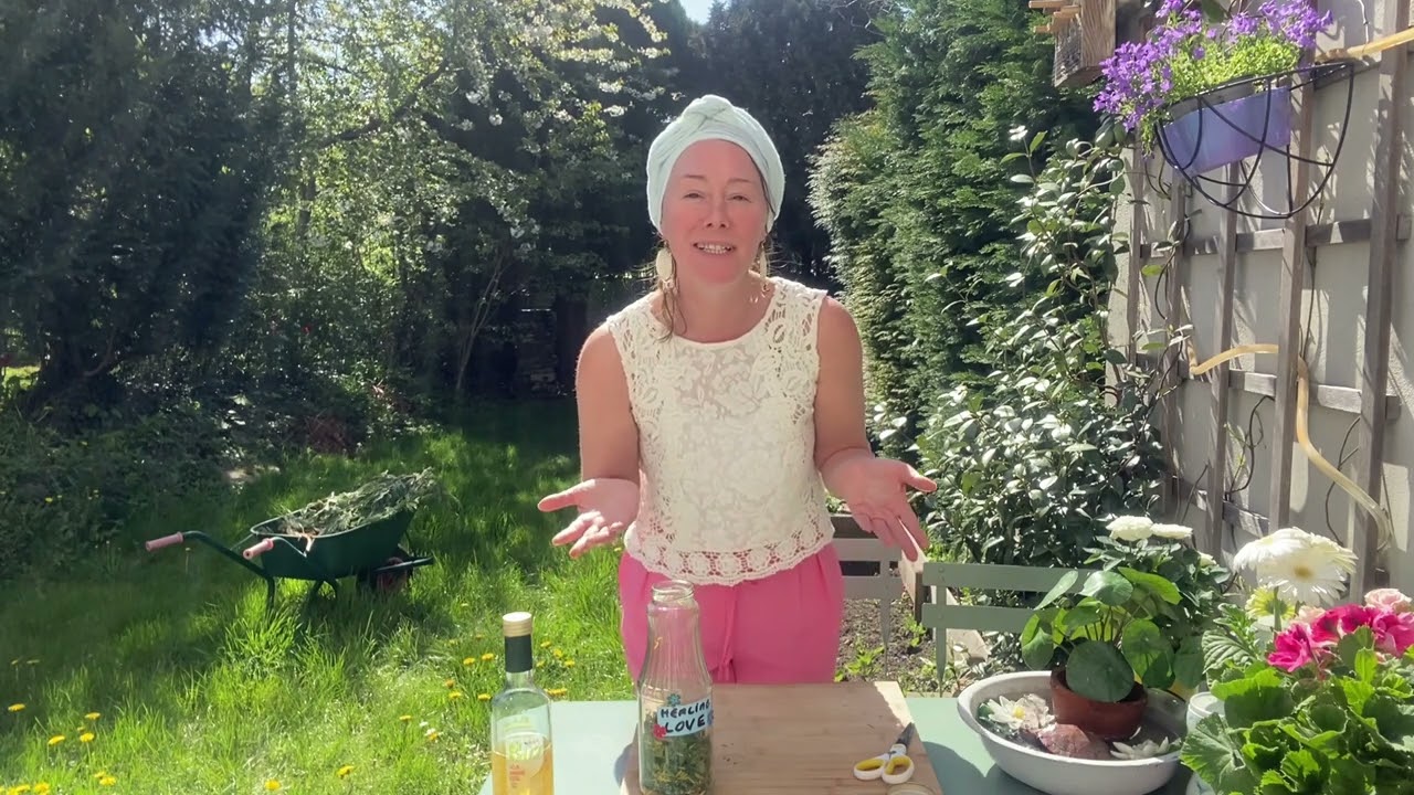 Dandelion and Herb Robert Vinegar Tincture