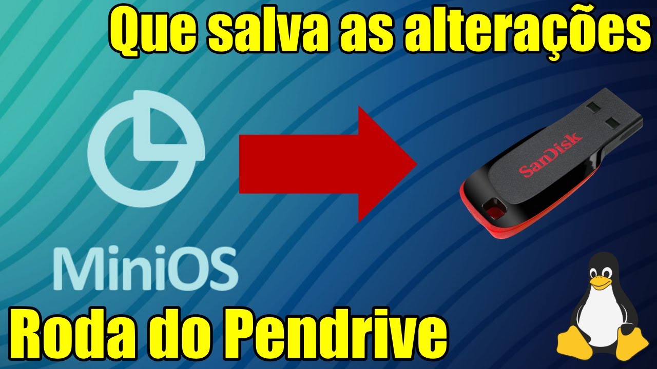 Como Instalar o Linux Mini OS no seu Pen drive Que Salva Tudo (Memoria Persistente)