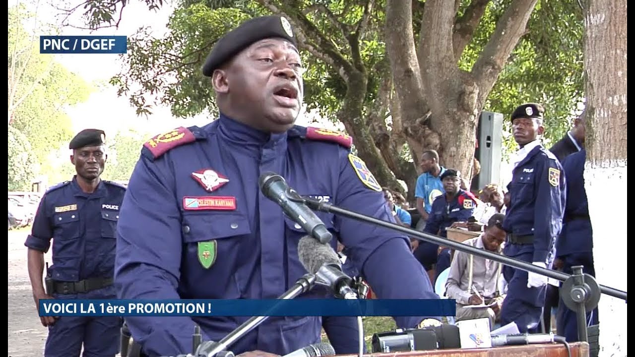 Cérémonie de clôture de la formation de base accélérée à Kasangulu mardi 31 oct 2017
