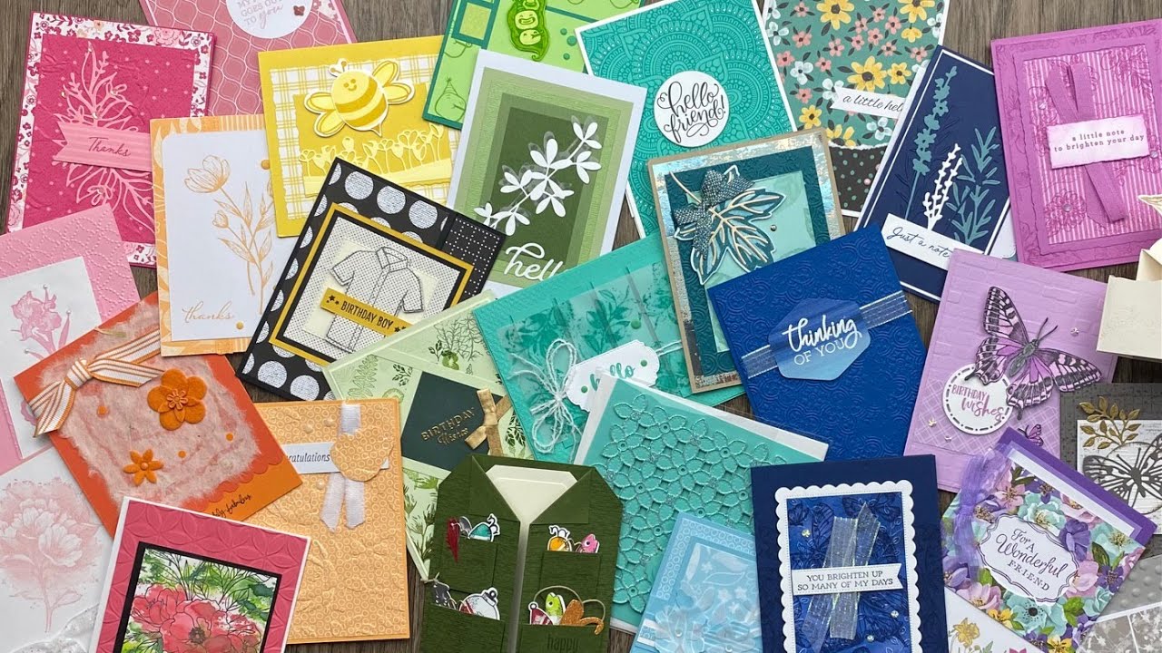45 Monochromatic Card Ideas | The Great, Big Card Swap Showcase, August 2024 Part 2
