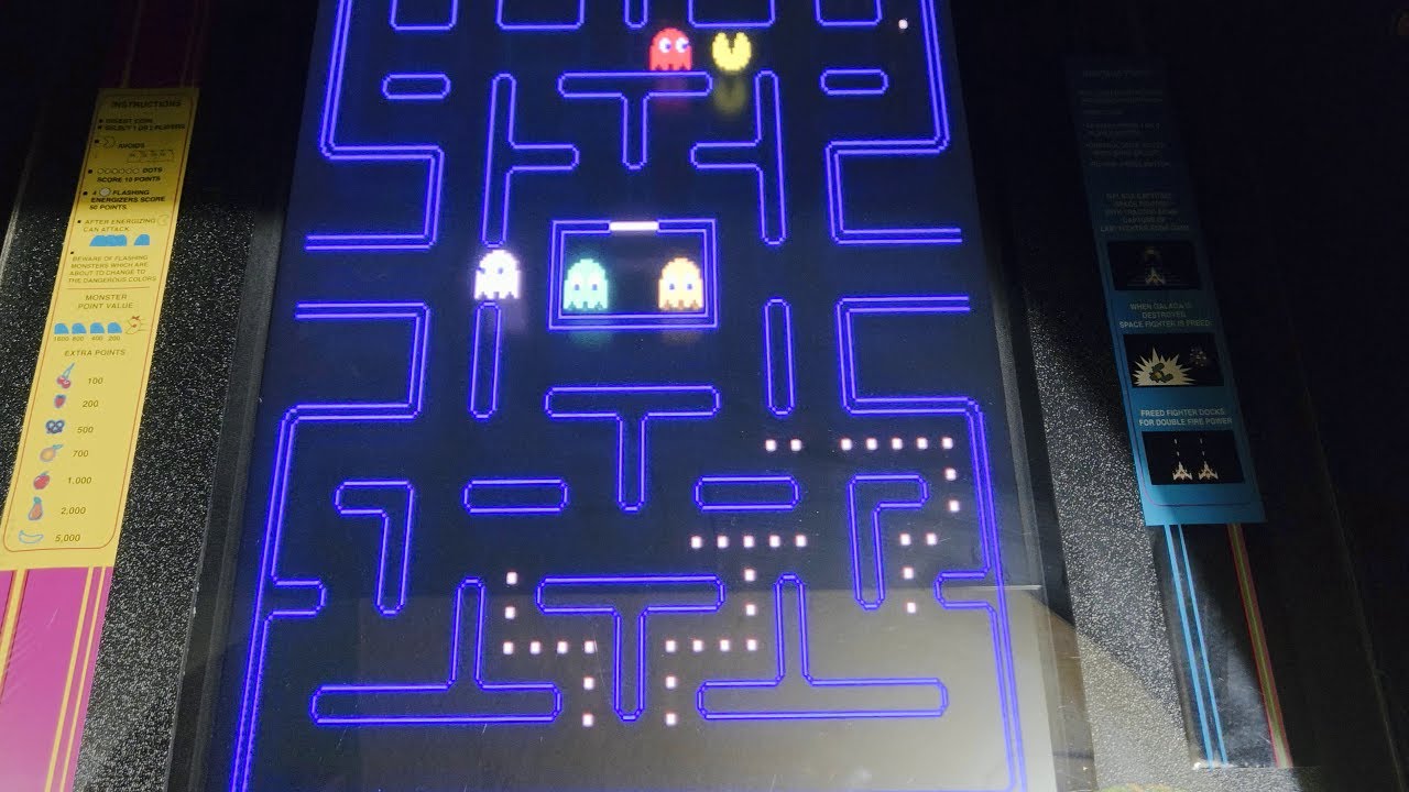 Ms. Pac-Man / Galaga 20 Year Reunion - Full Arcade Gameplay (2160p60 HDR)