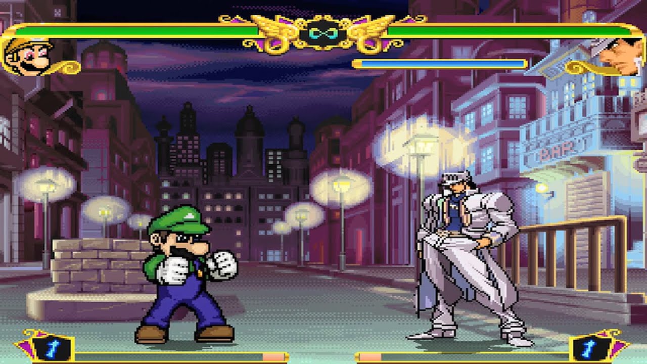 MUGEN Duels #347: Luigi Bizarre Adventure Part 3『ダイヤモンドは砕けない』-Luigi Brando UPDATE by TheMasterFlippy